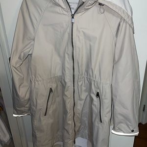 Aritzia Beige Rain Jacket